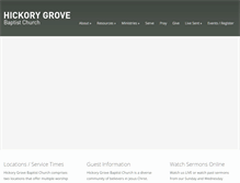 Tablet Screenshot of hickorygrove.org